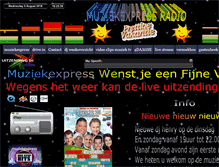 Tablet Screenshot of muziekexpress.com